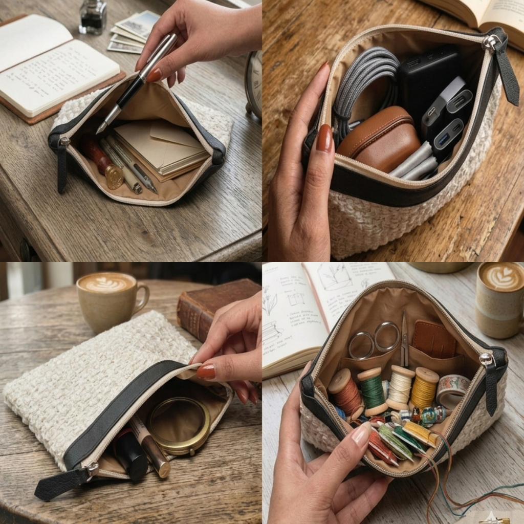 "Pearl"- Cloud Travel Pouch