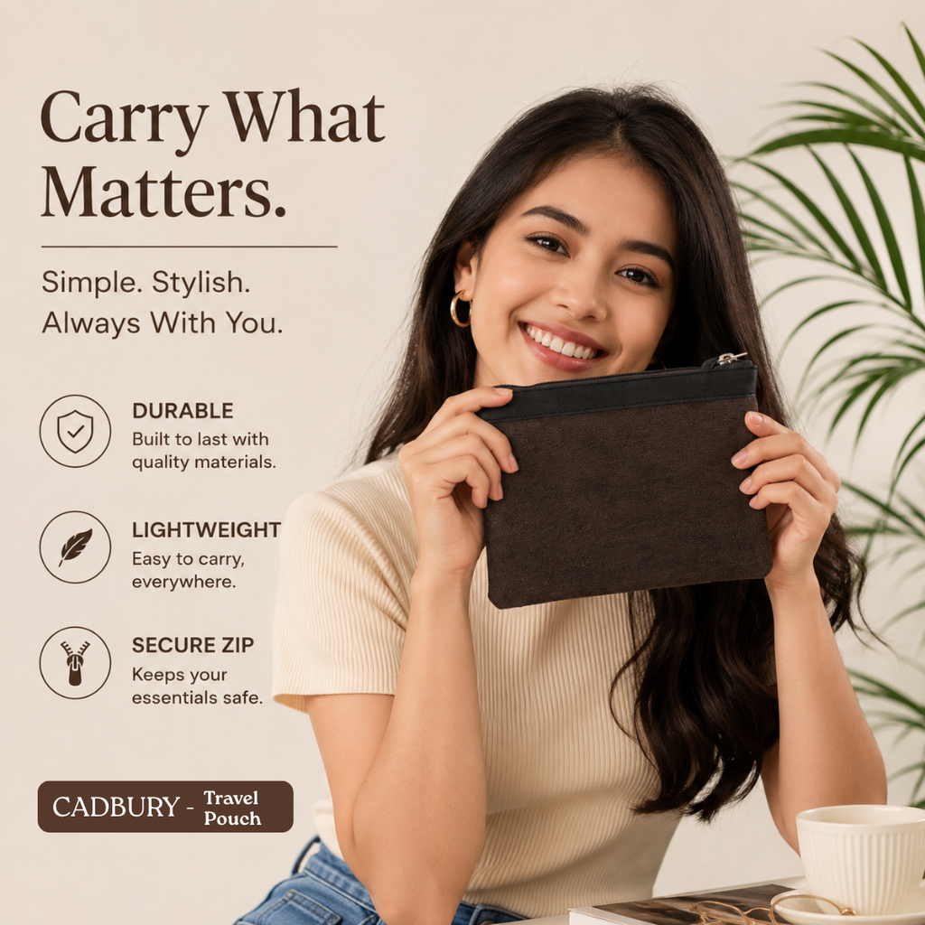 "Cadbury"- Cloud Travel Pouch