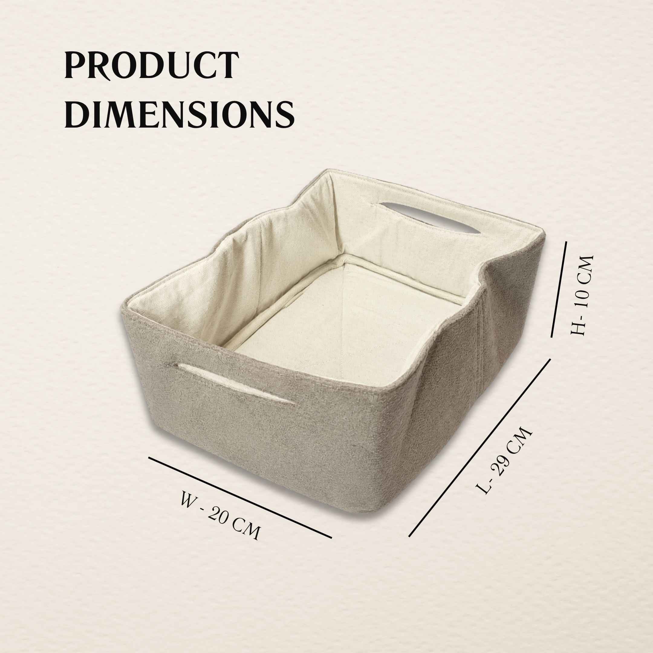 "Toffee"- Nest Storage Basket