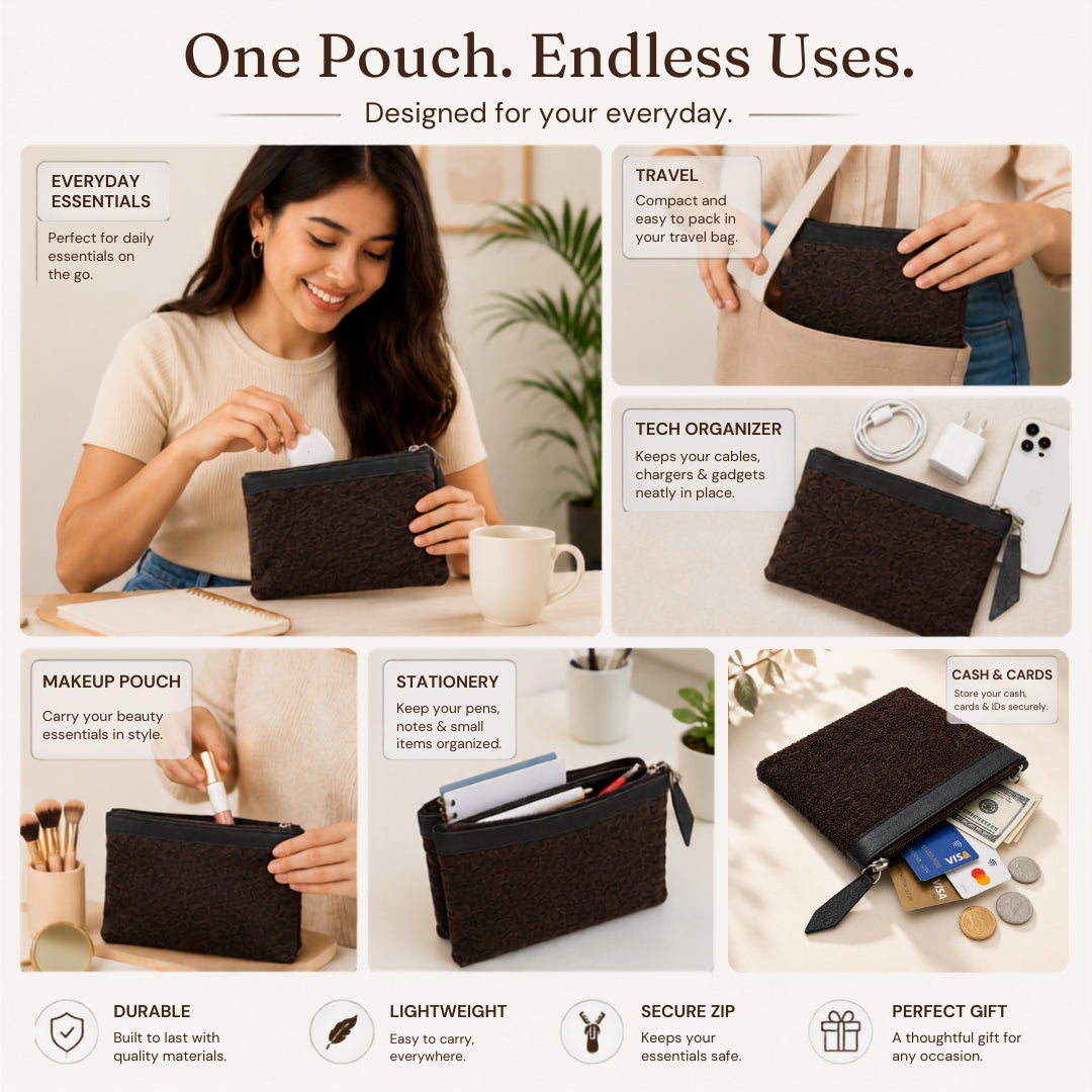 "Cadbury"- Cloud Travel Pouch