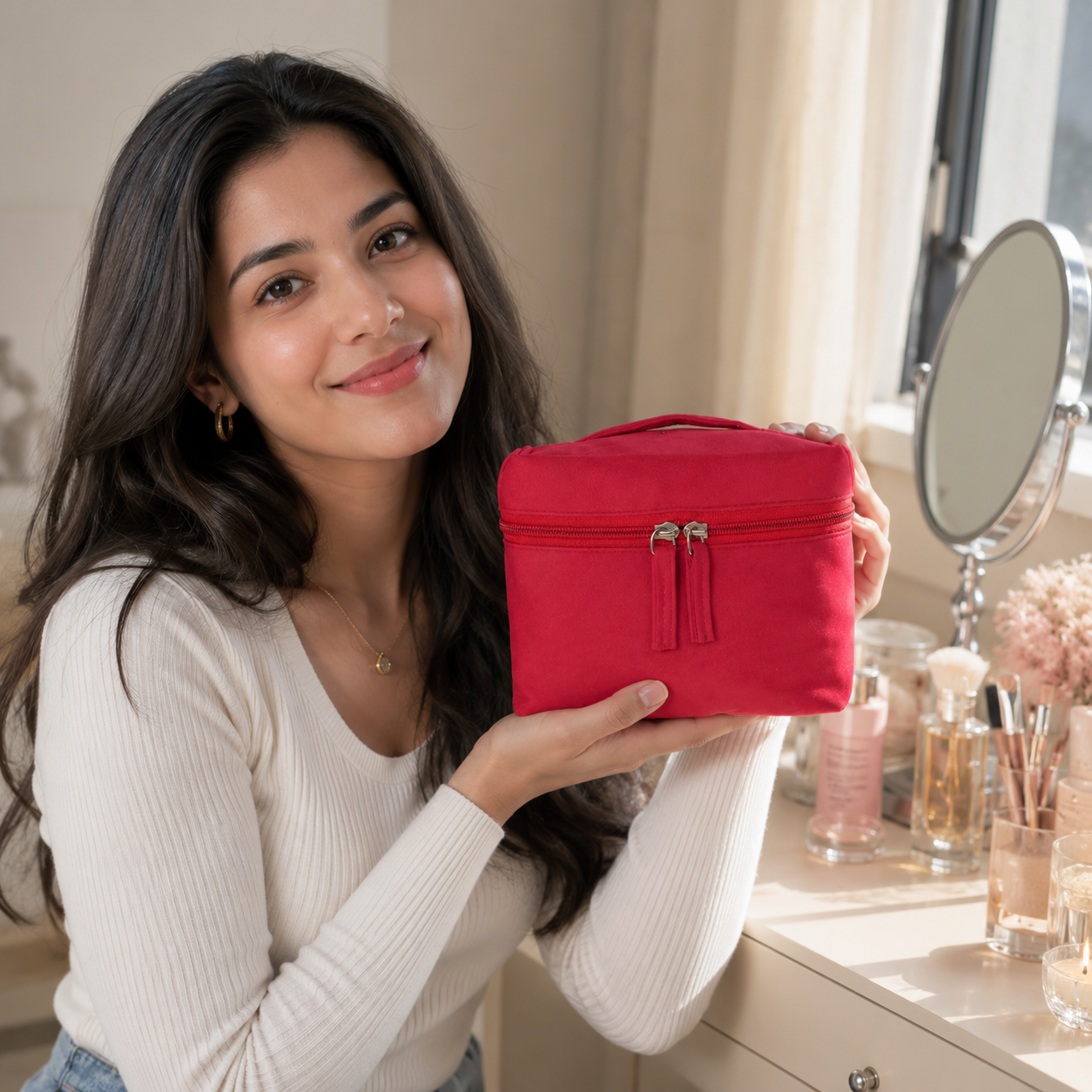 "Red Velvet" - Vanity Pouch