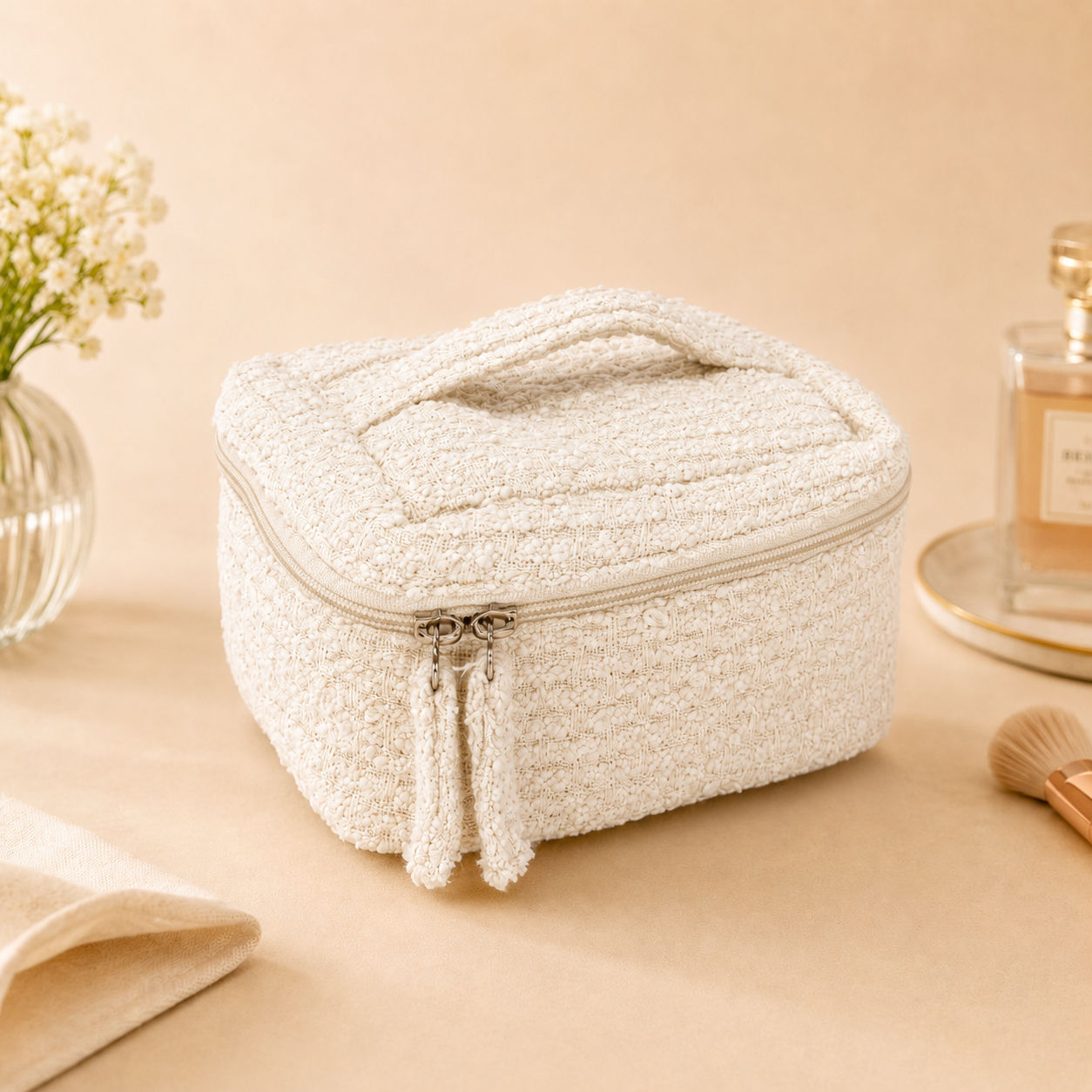 "Vanilla Cloud Foam"- Vanity Pouch