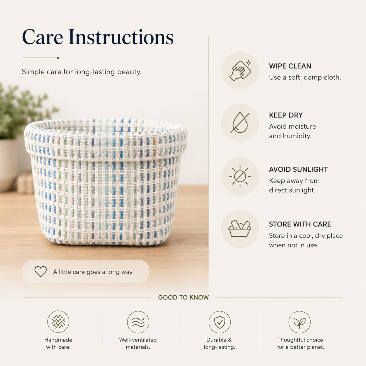 "Confetti"- Nest Storage Basket