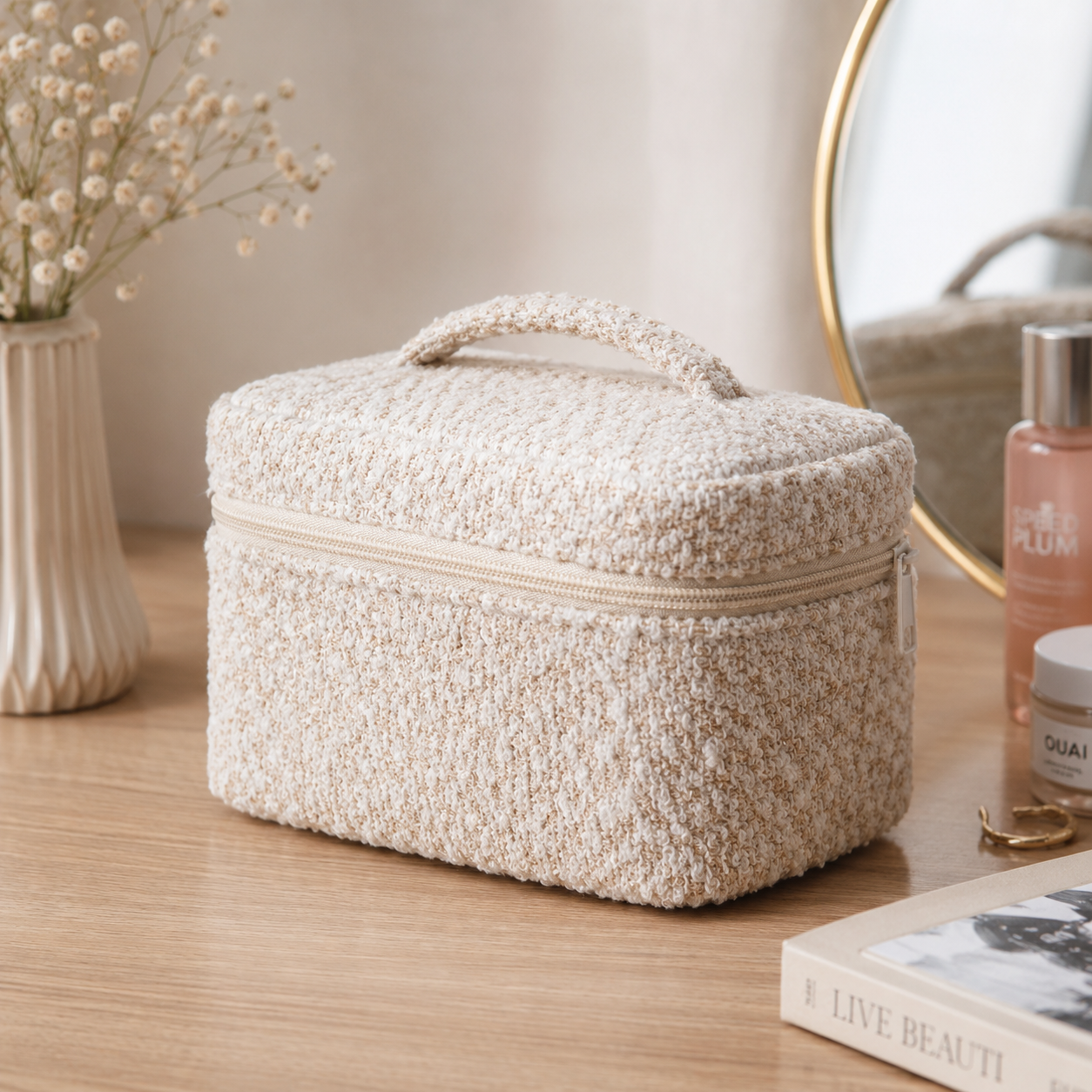 "Fluffy Toast" - Vanity Pouch