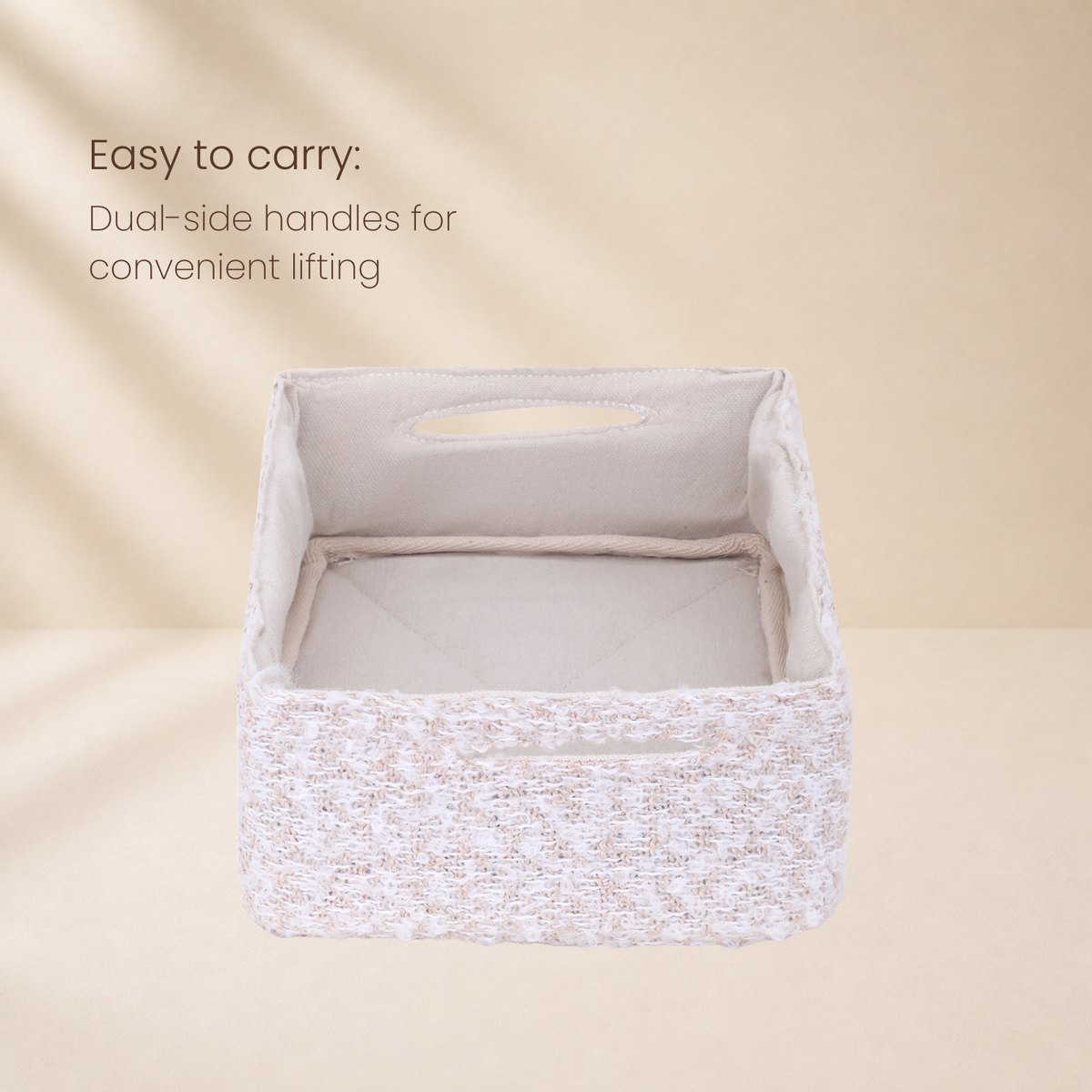 "Cream Loaf"- Nest Storage Basket