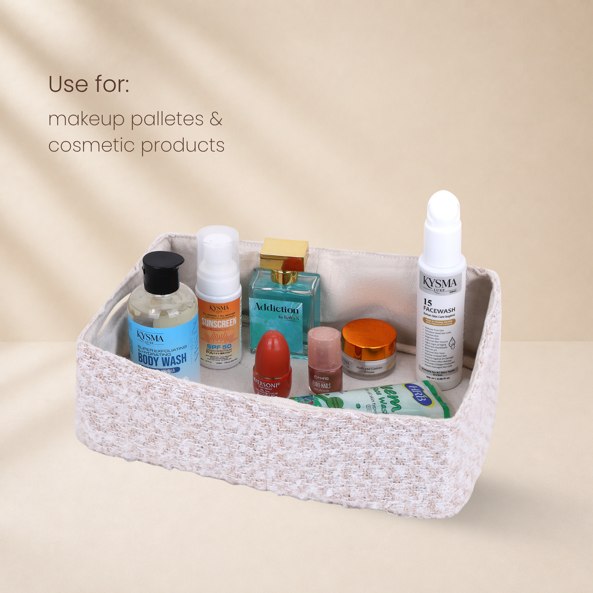 "Cream Loaf"- Nest Storage Basket