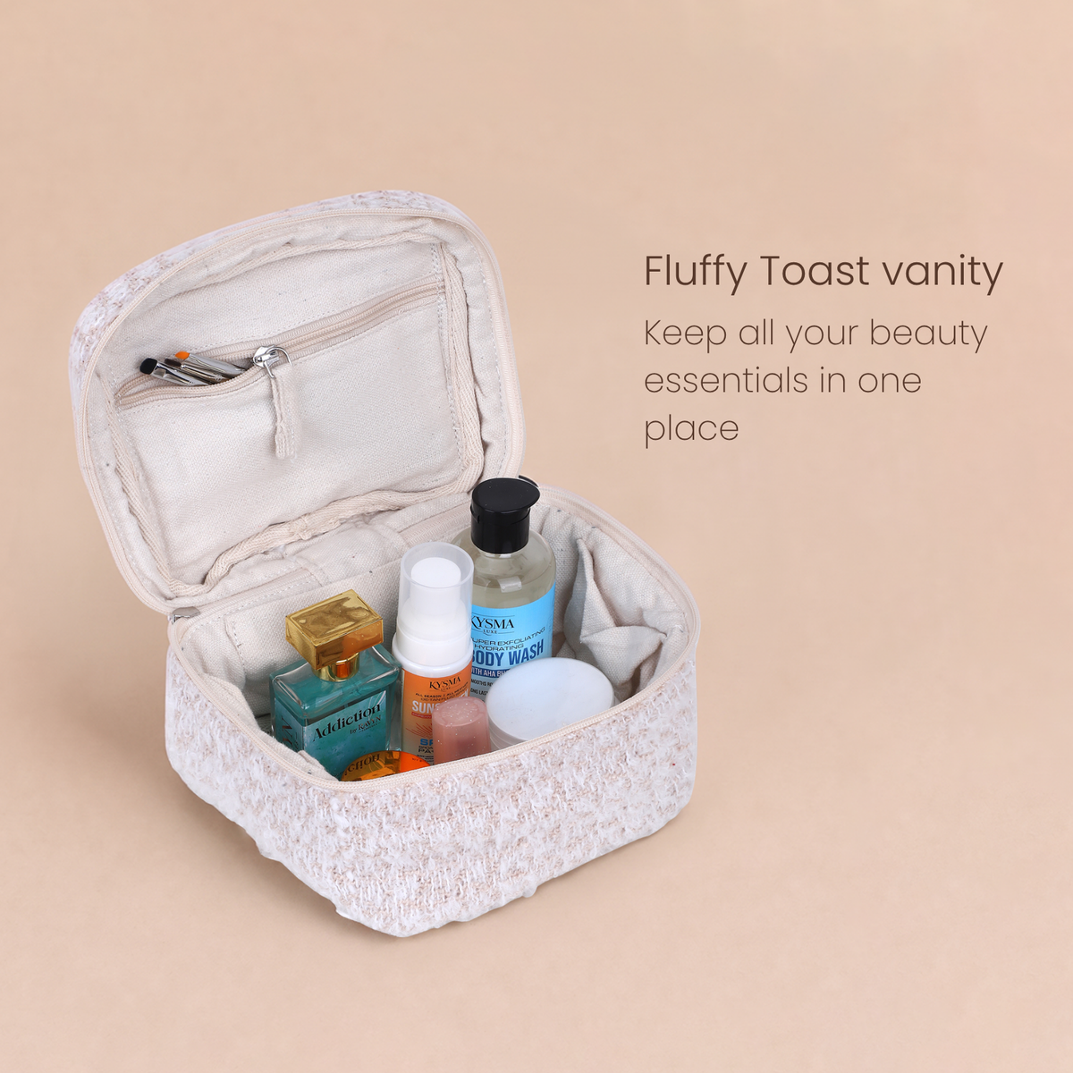 "Fluffy Toast" - Vanity Pouch
