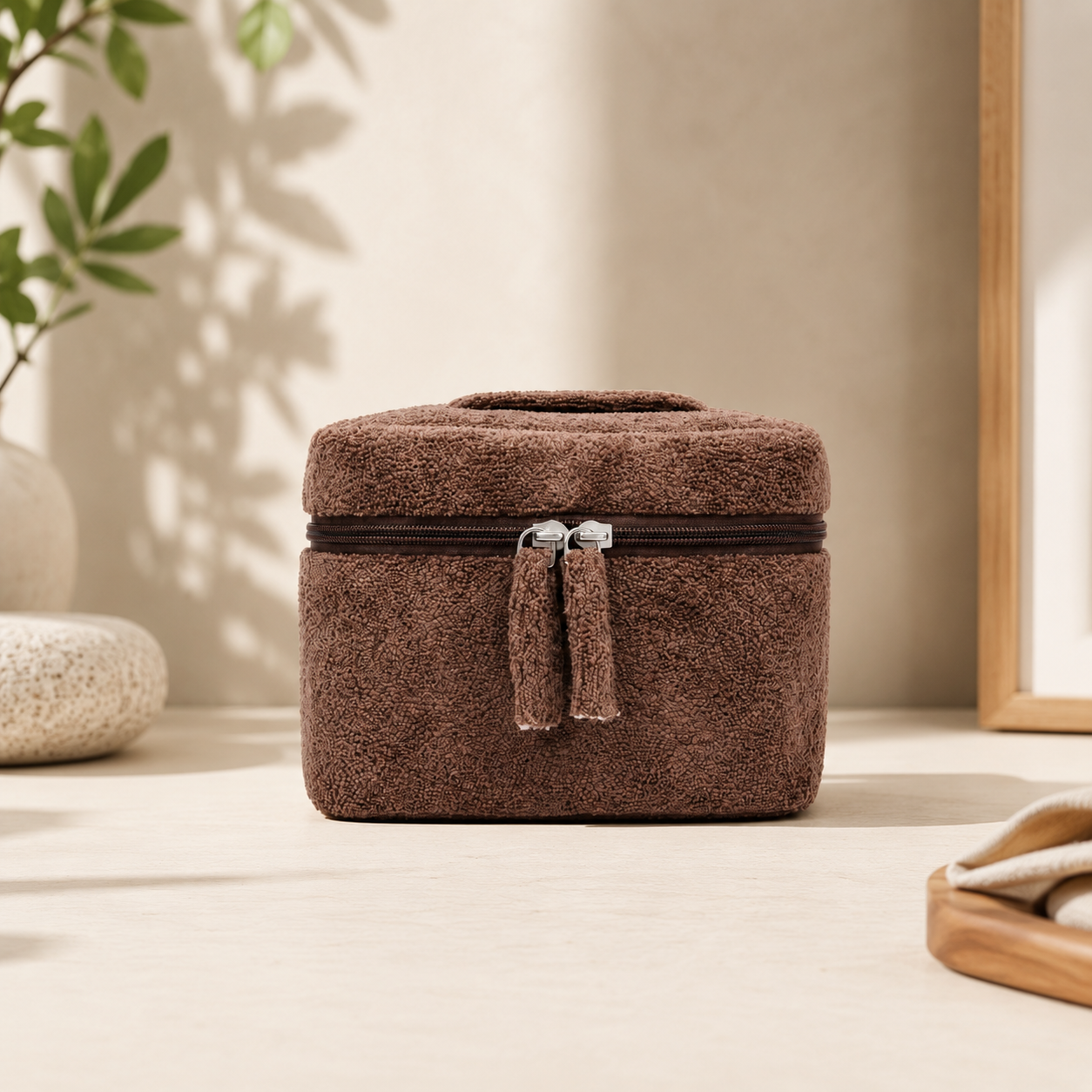 "Mocha Cake"- Vanity Pouch