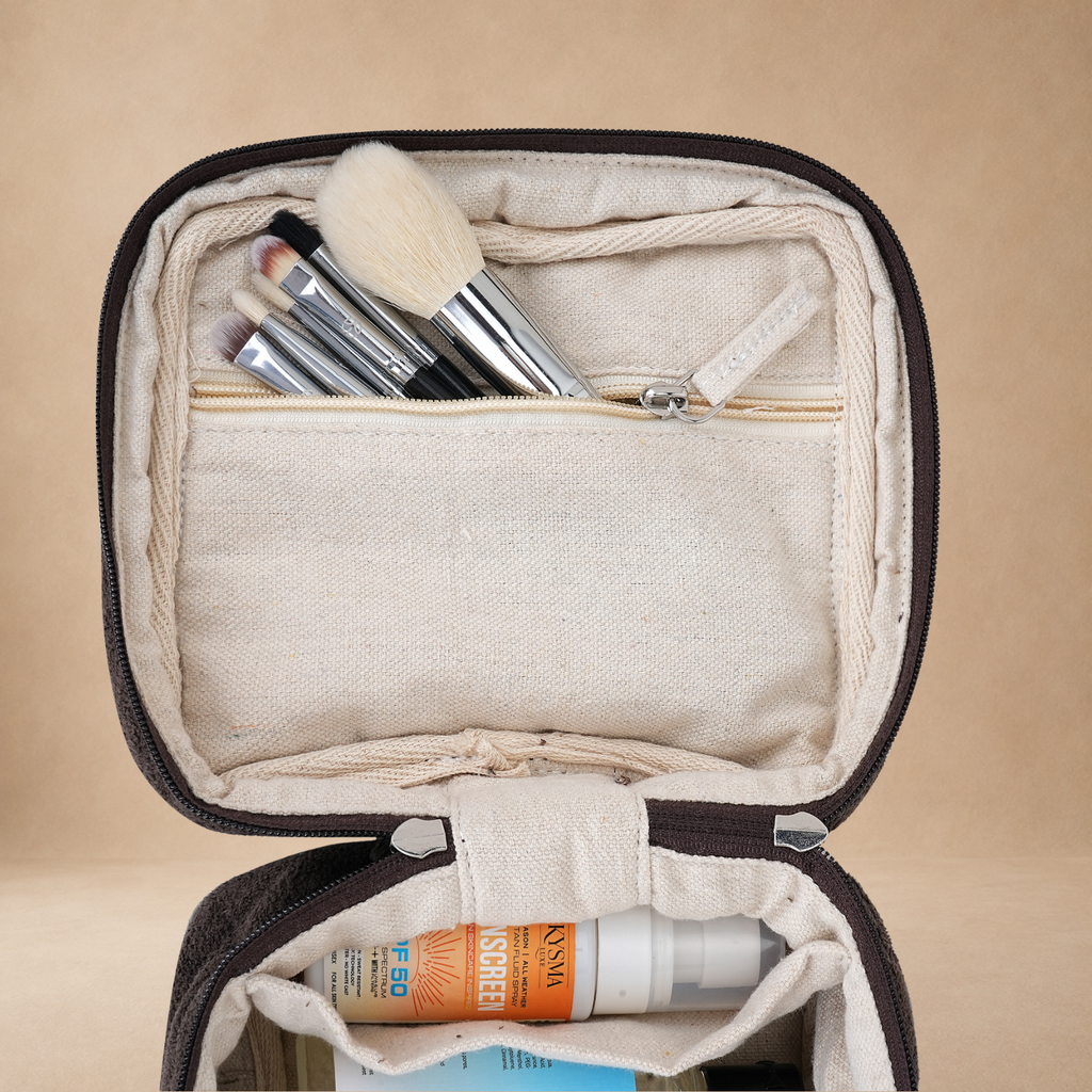 "Mocha Cake"- Vanity Pouch