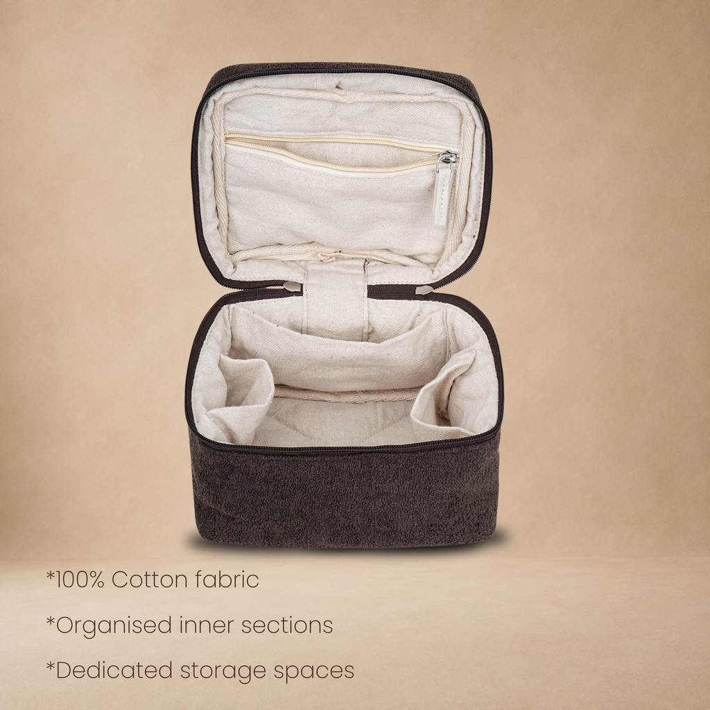 "Mocha Cake"- Vanity Pouch