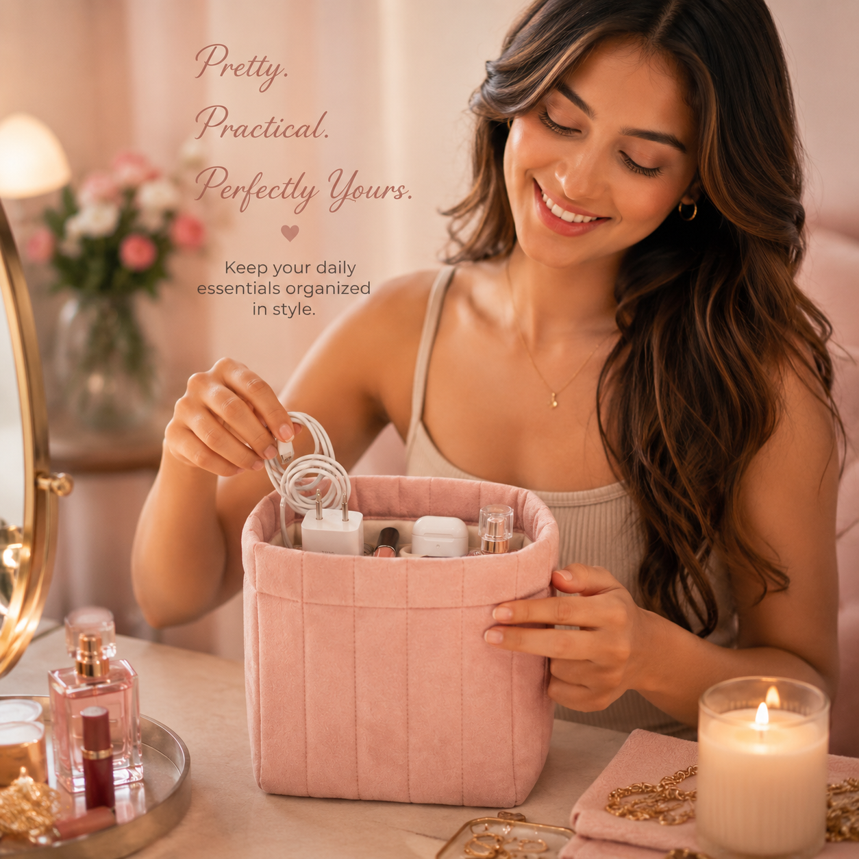 "Rosé"- Nest Storage Basket