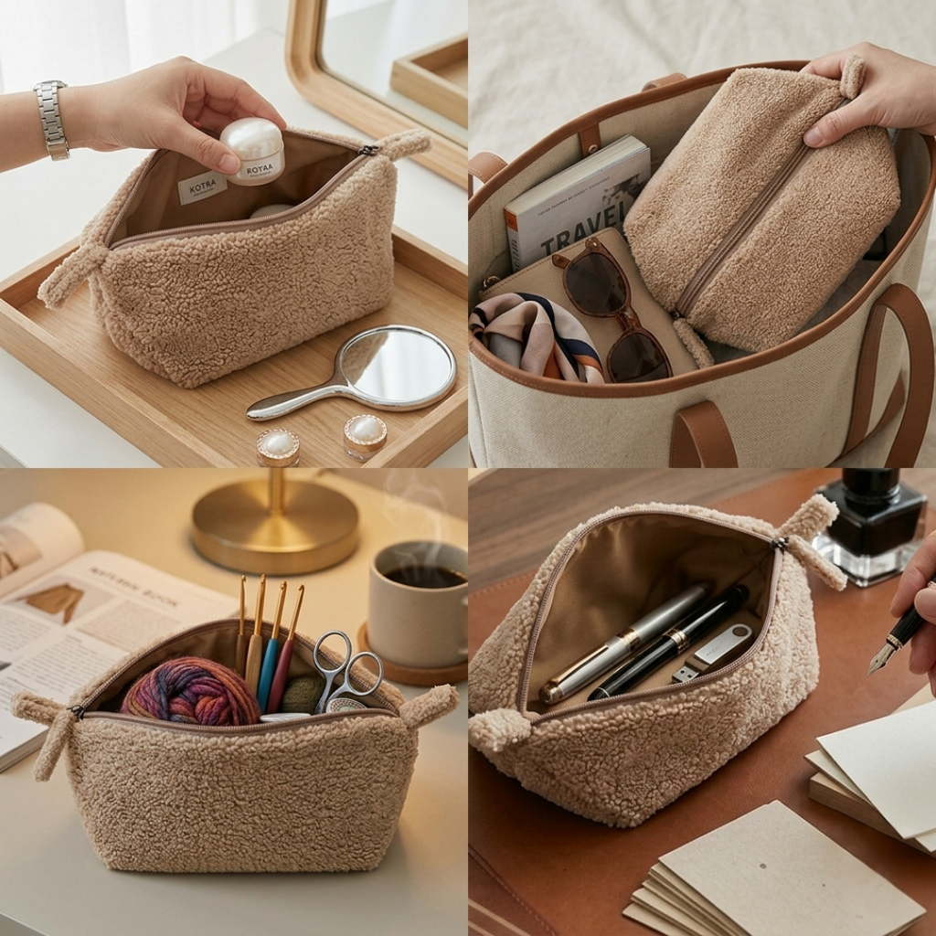 "Oat Milk"- Cloud Travel Pouch