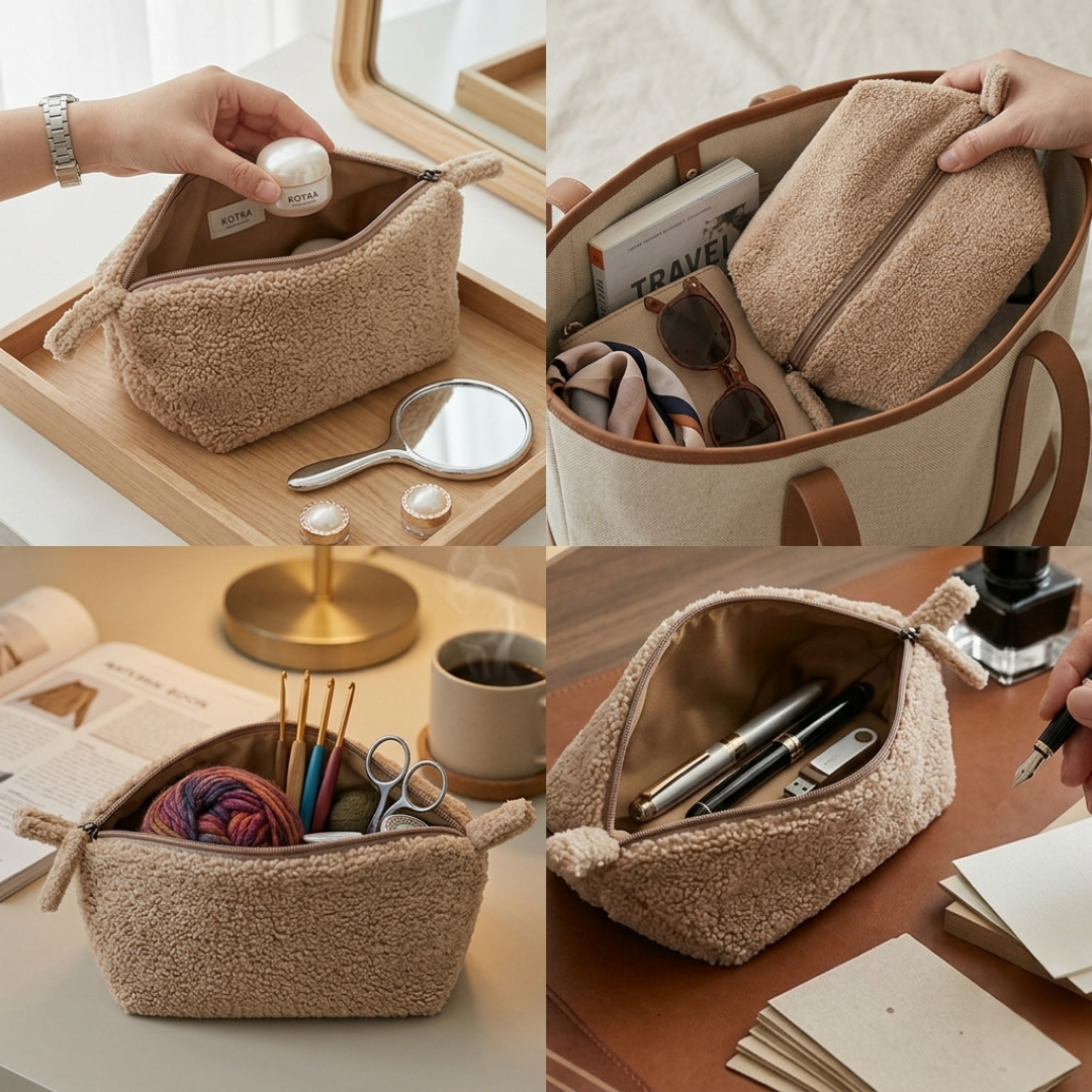 "Oat Milk"- Cloud Travel Pouch
