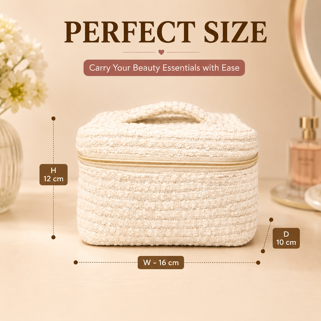 "Vanilla Cloud Foam"- Vanity Pouch