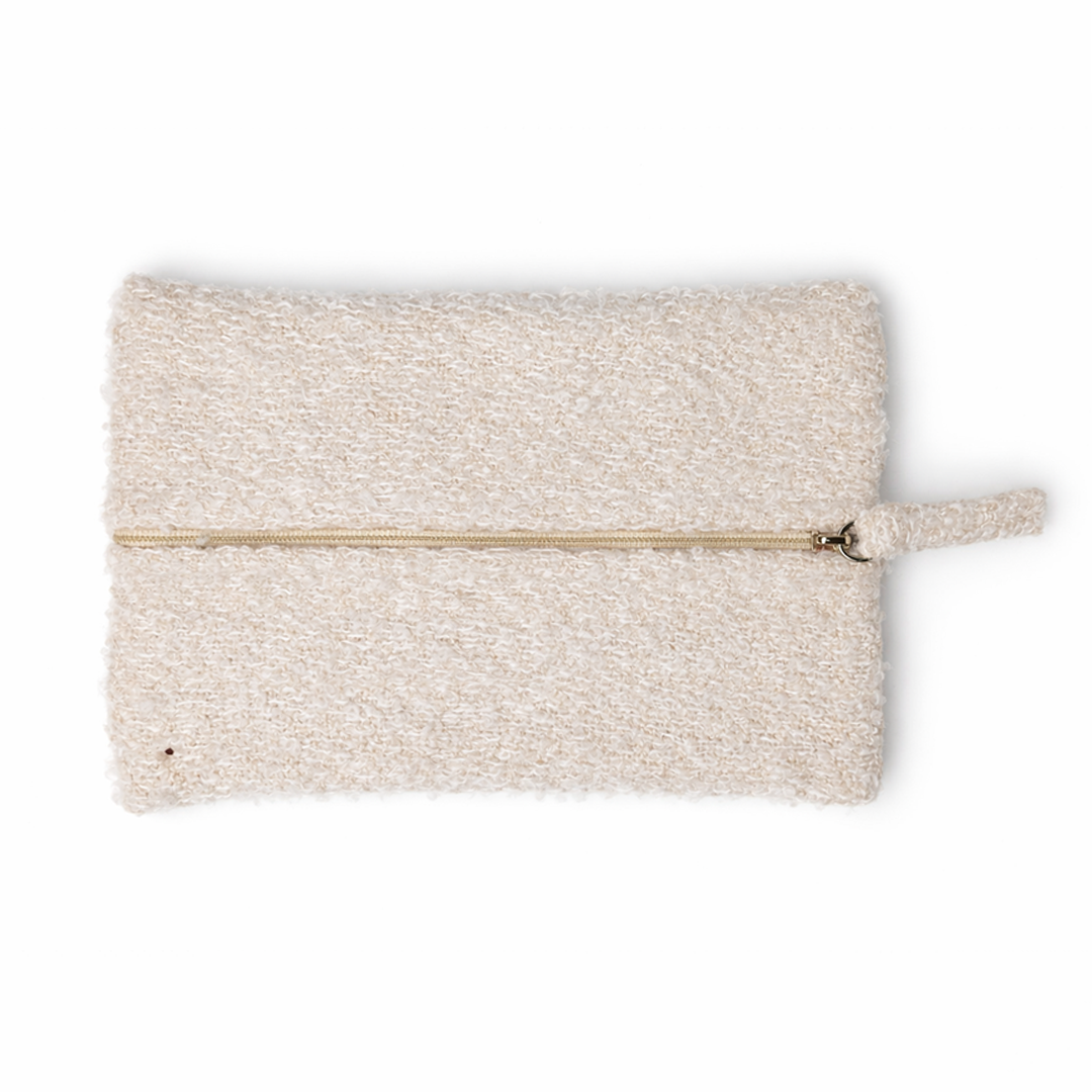 "The Marshmallow"- Mini Rectangular Travel Pouch