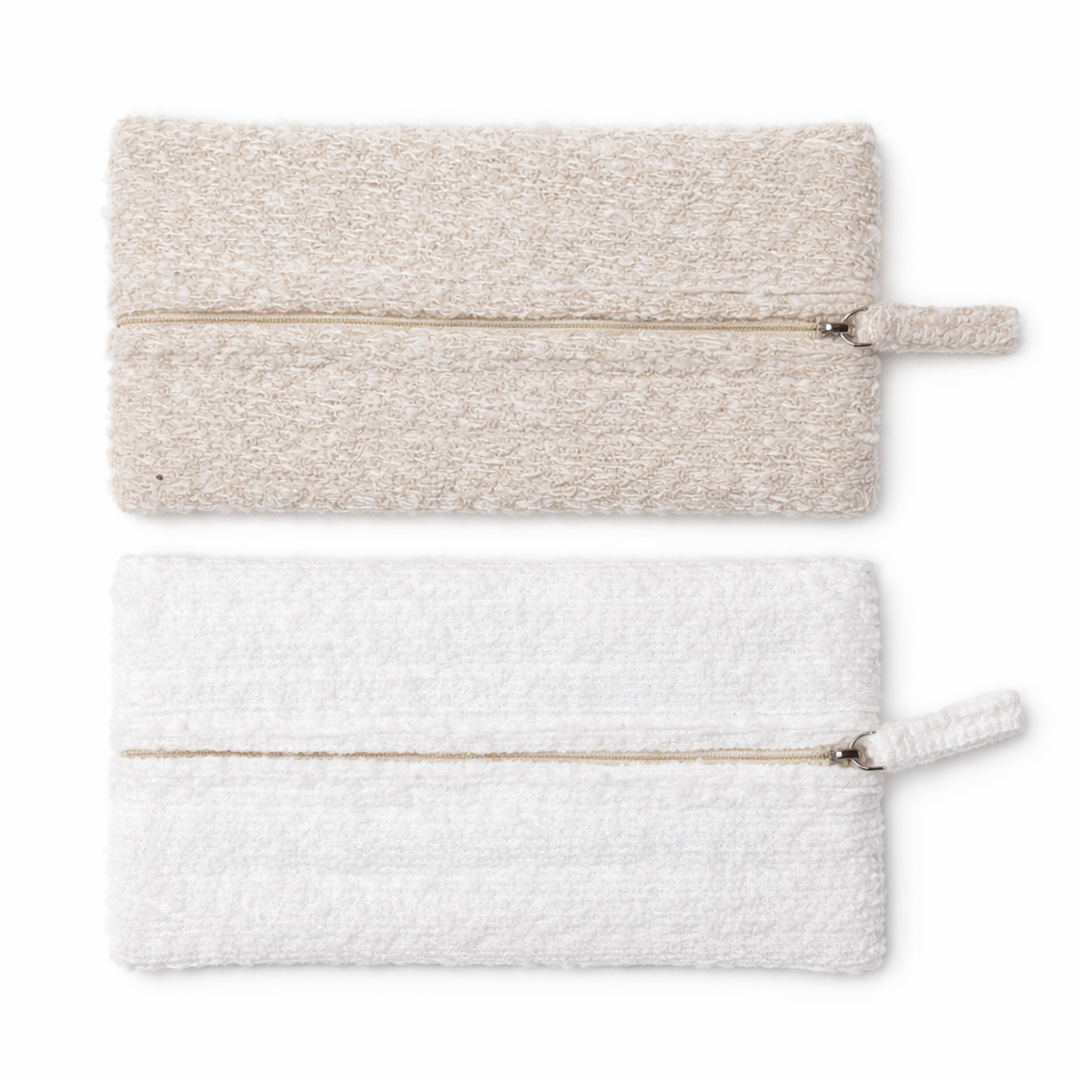 "The Marshmallow"- Mini Rectangular Travel Pouch