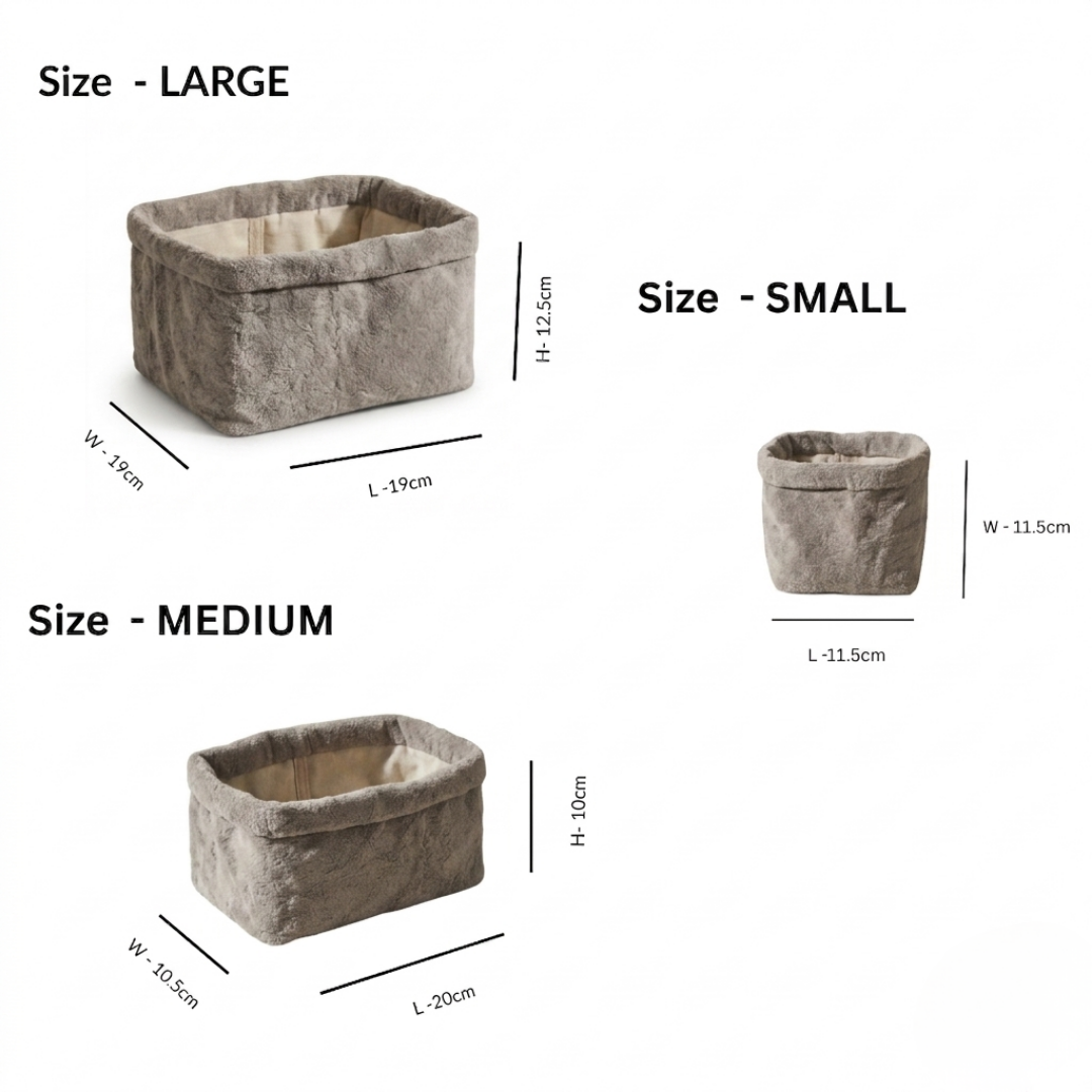 “Soft Organizer Set”- Nest Storage Basket