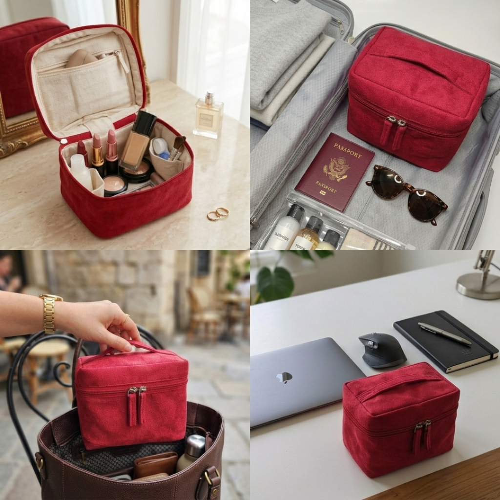 "Red Velvet" - Vanity Pouch