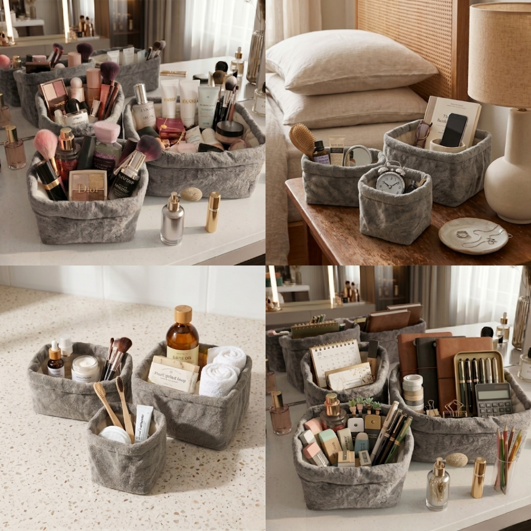 “Soft Organizer Set”- Nest Storage Basket
