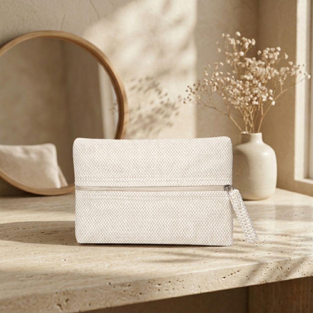 "The Biscotti"- Mini Rectangular Travel Pouch