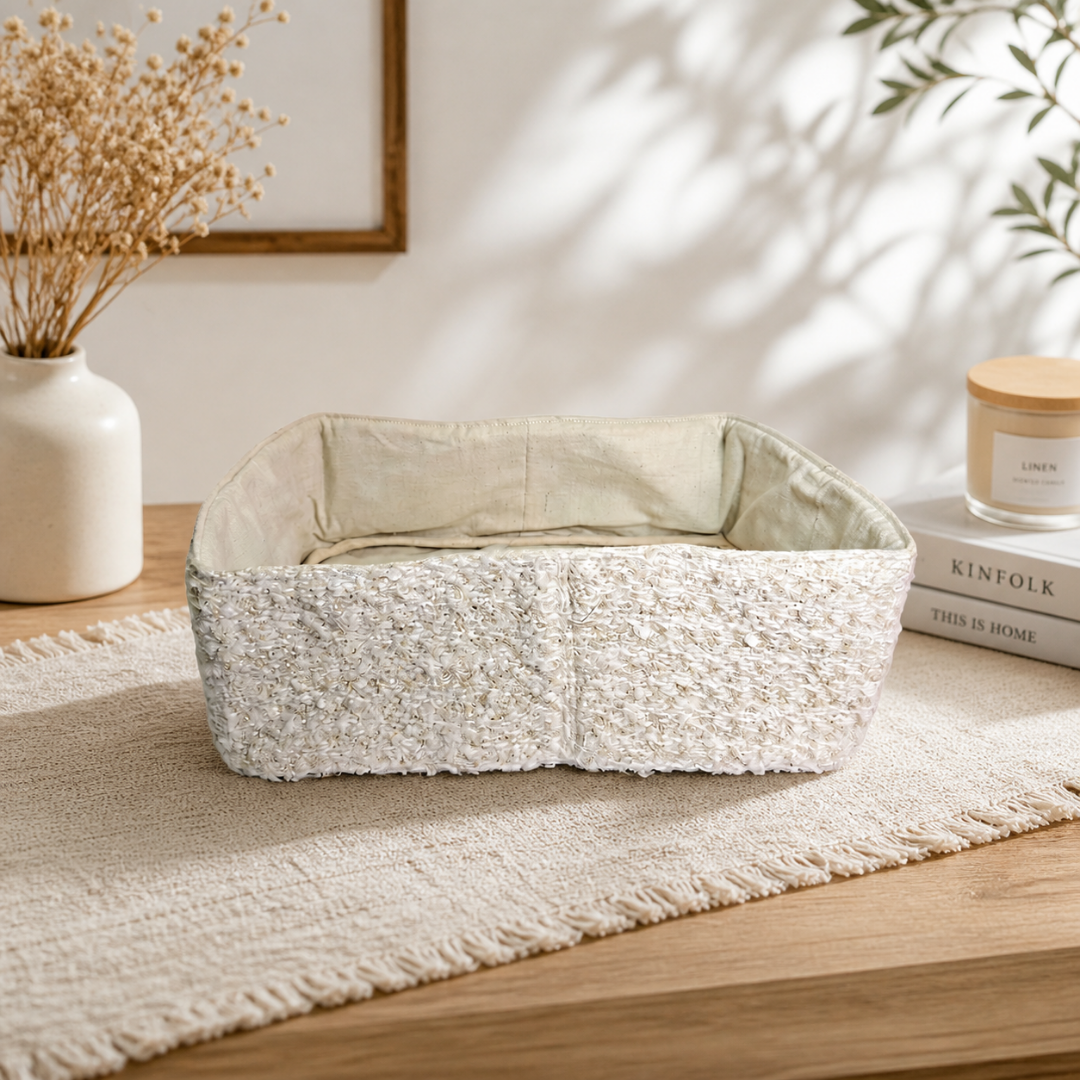 "Cream Loaf"- Nest Storage Basket