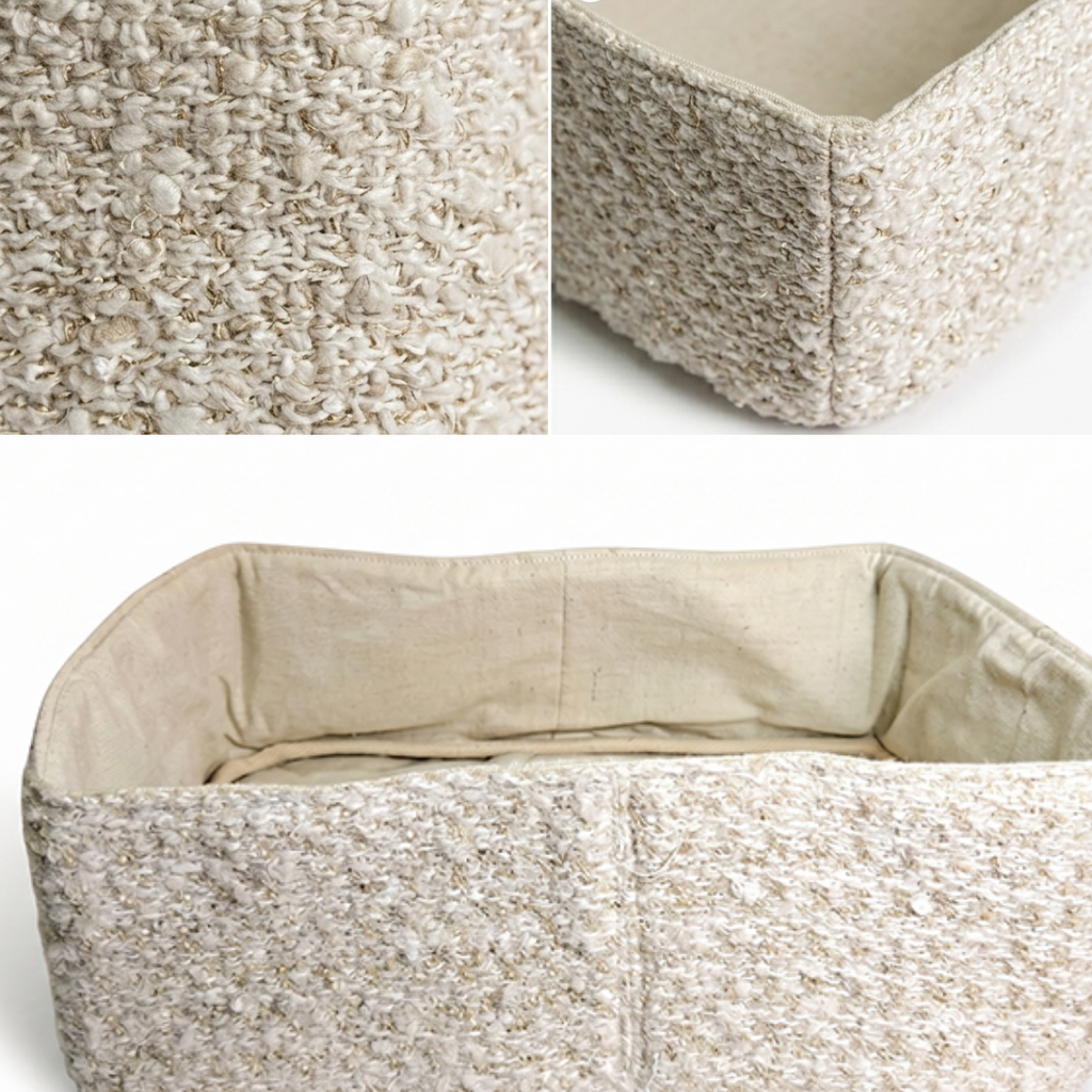 "Cream Loaf"- Nest Storage Basket