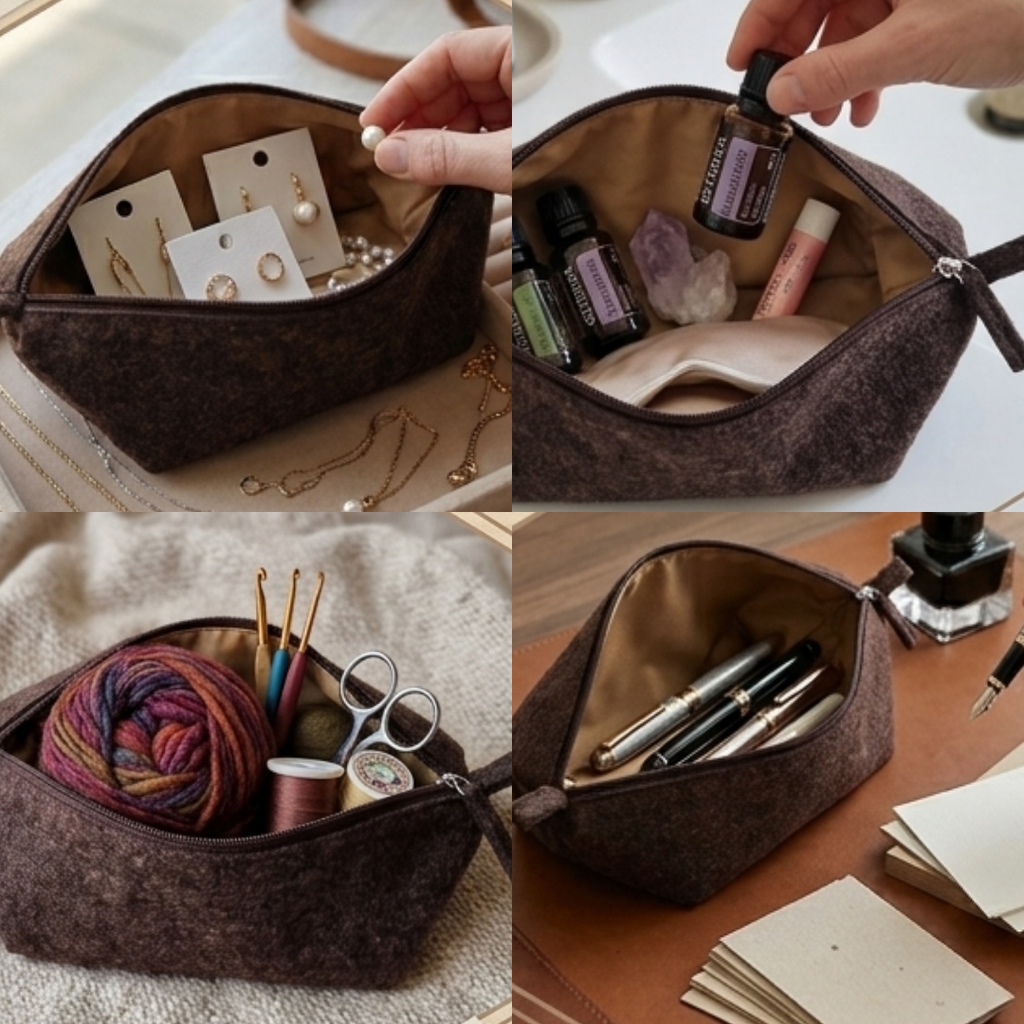 "Hot Chocolate"- Cloud Travel Pouch