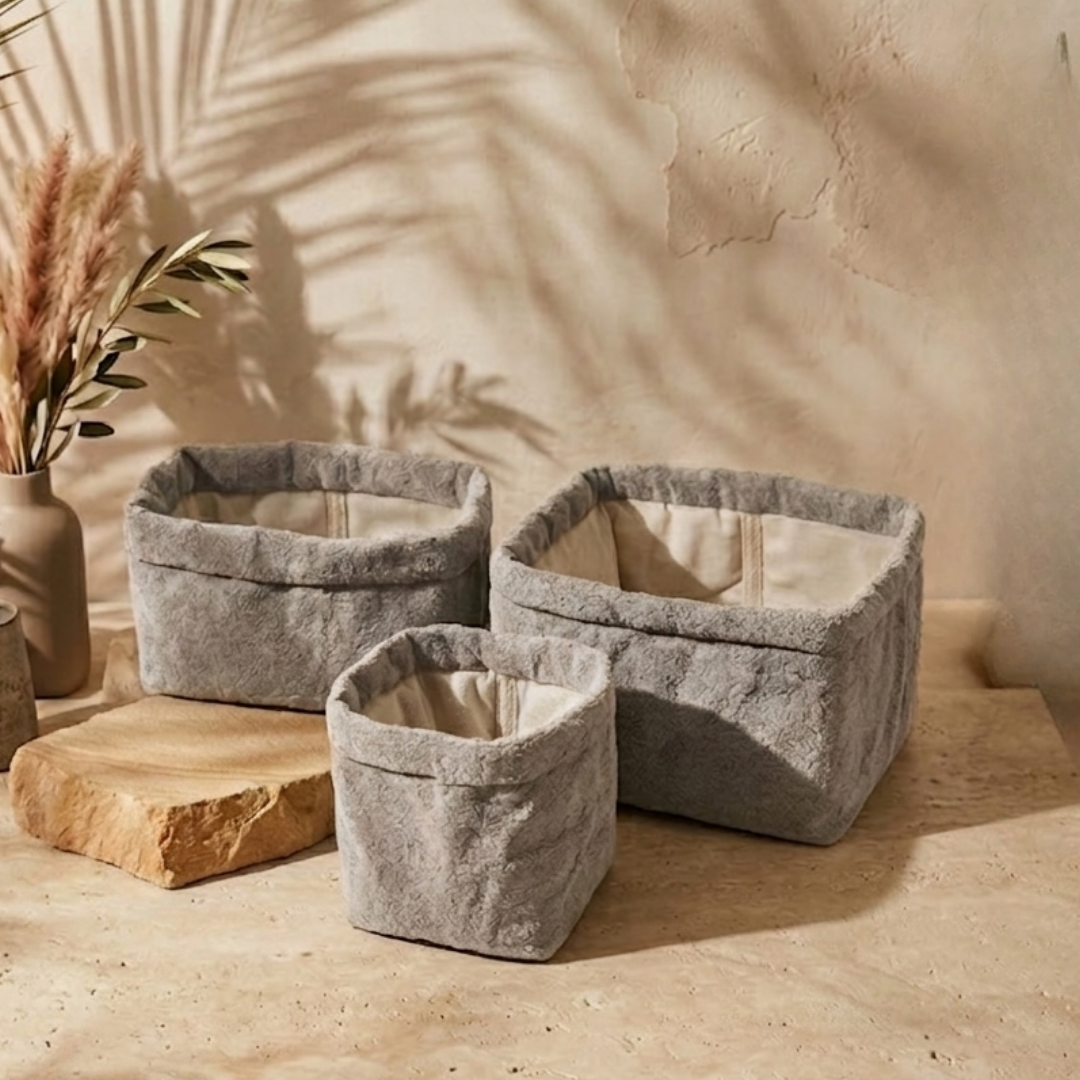 “Soft Organizer Set”- Nest Storage Basket
