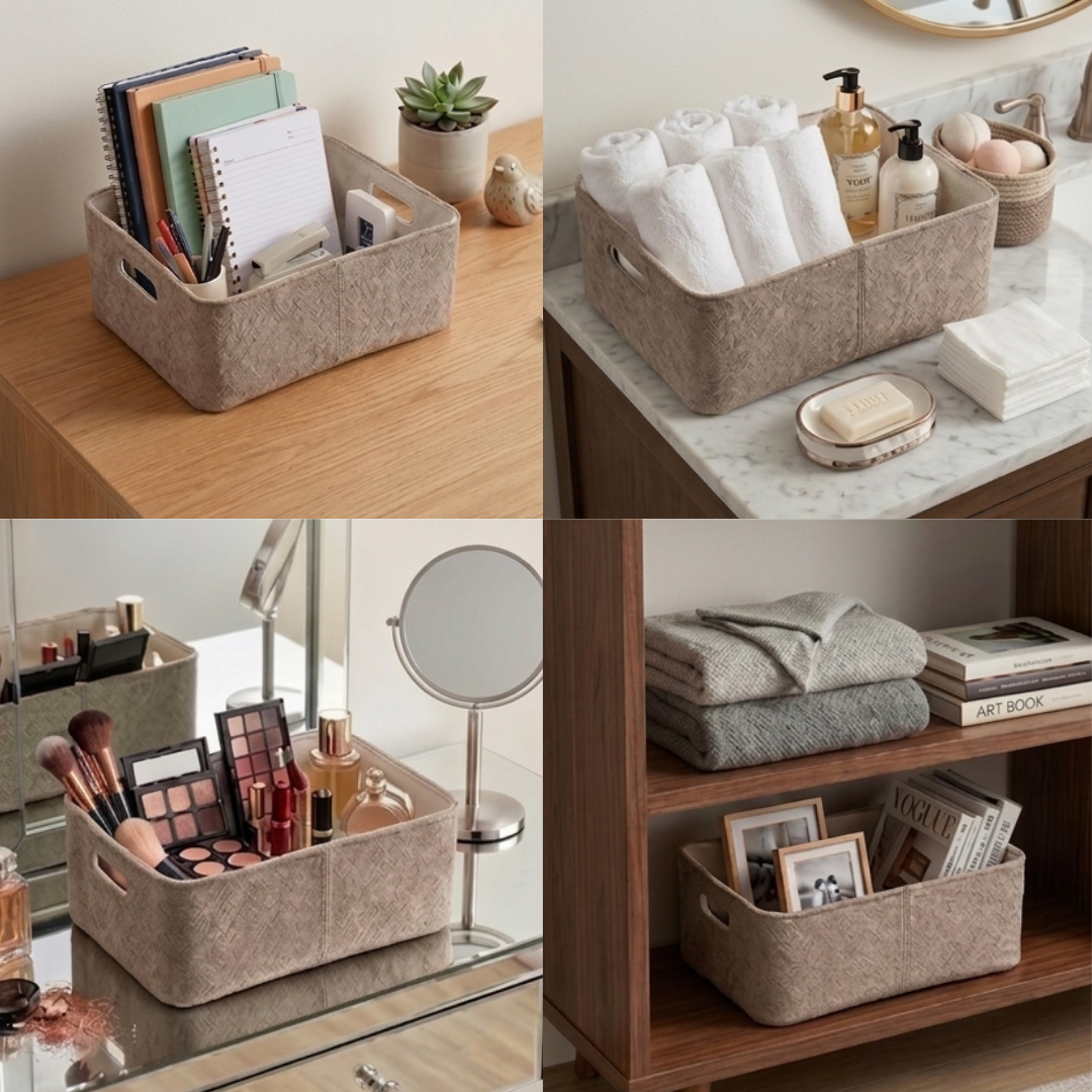 "Toffee"- Nest Storage Basket